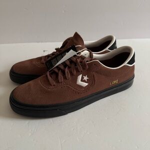 Converse Louie Lopez Pro Skate Brown Black Low-Top Sneakers Women 10 Men 8.5